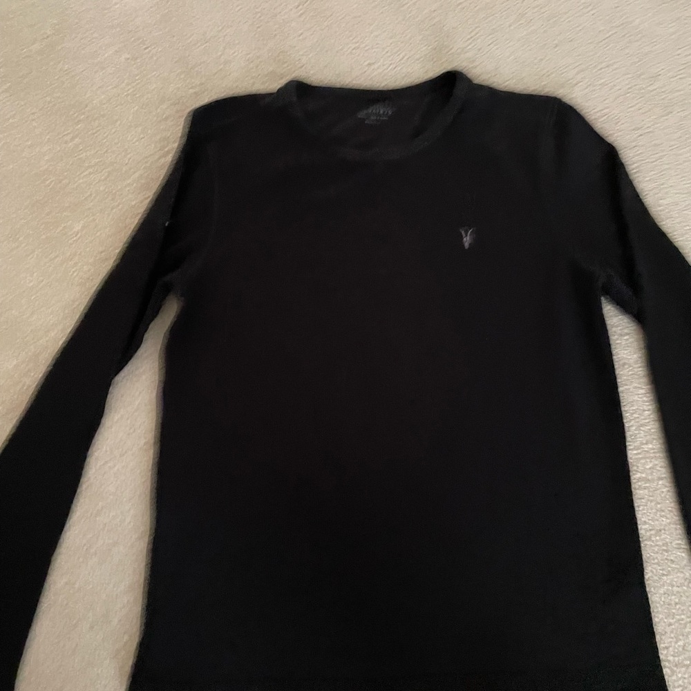 All Saints lightweight pullover cotton sweater